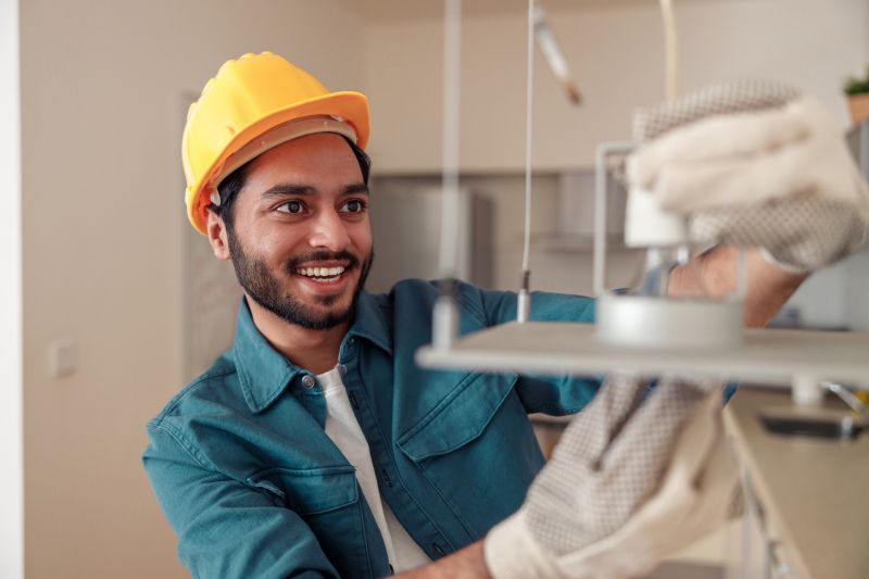 Chandelier Lighting Installation
