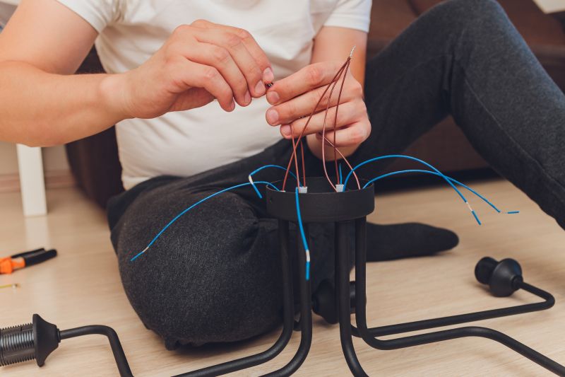 Chandelier Lighting Installation